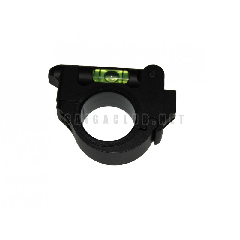 Rifle scope bubble level ring